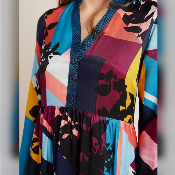 MAEVE ABSTRACT SHIRTDRESS🌺 - Picture 6 of 7